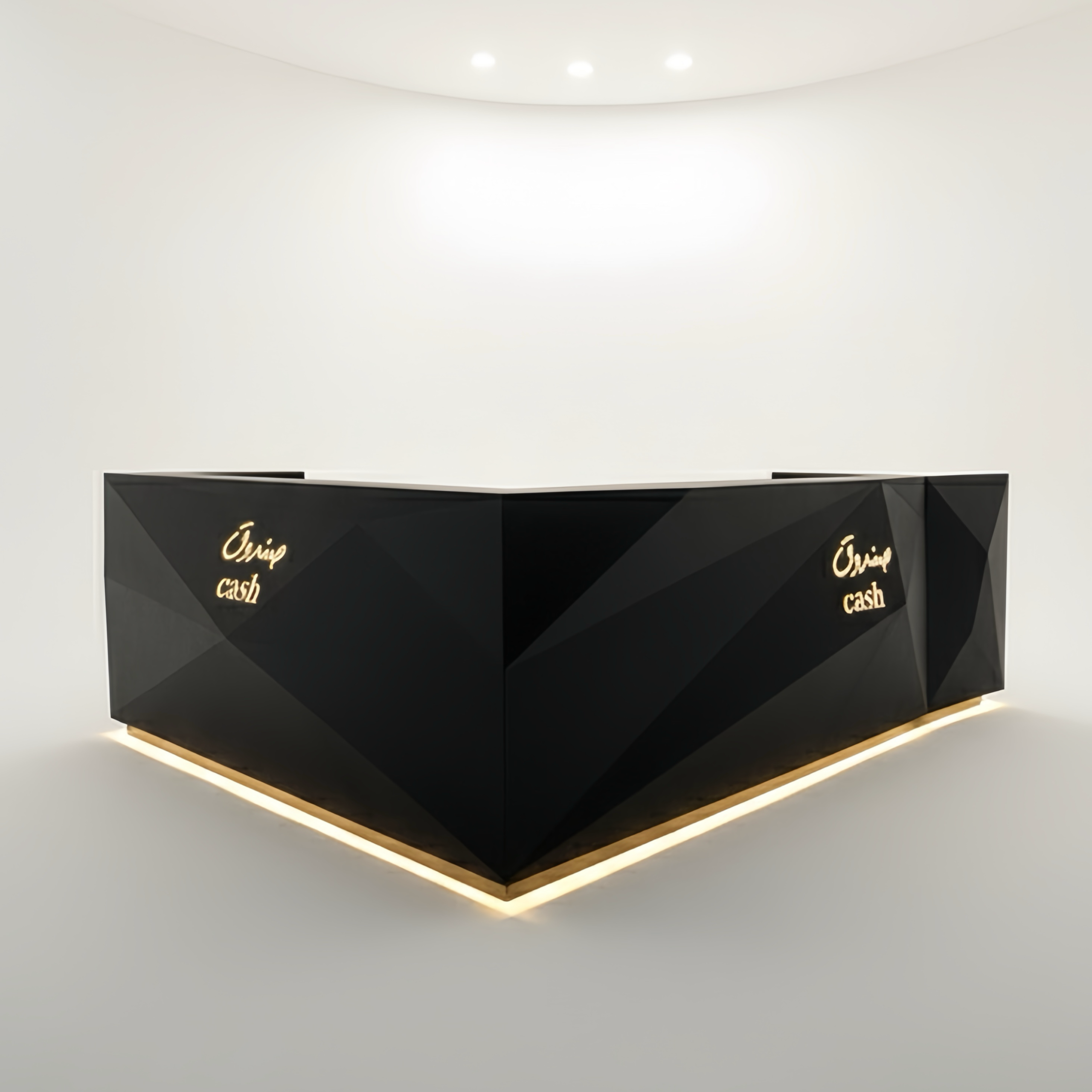 کانتر صندوق کافی‌شاپ | طراحی اختصاصی متال ساین