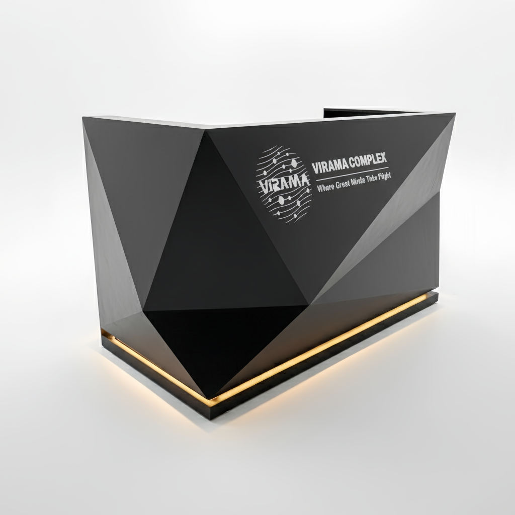 کانتر فروش هندسی Virama | Metal Sign – ویرا‌ما