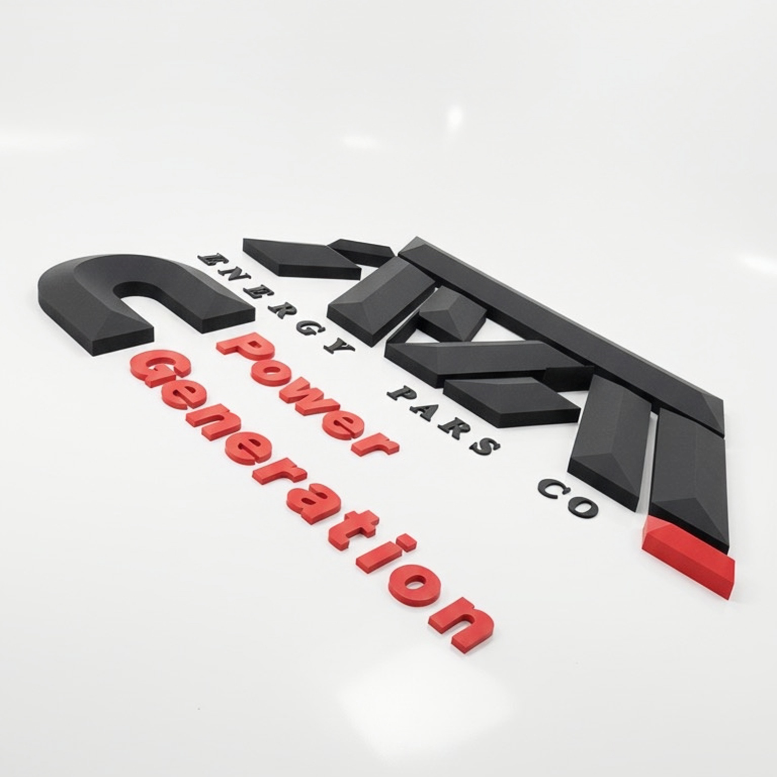 تابلوی شرکتی «Energy Pars Co. – Power Generation» | Metal Sign